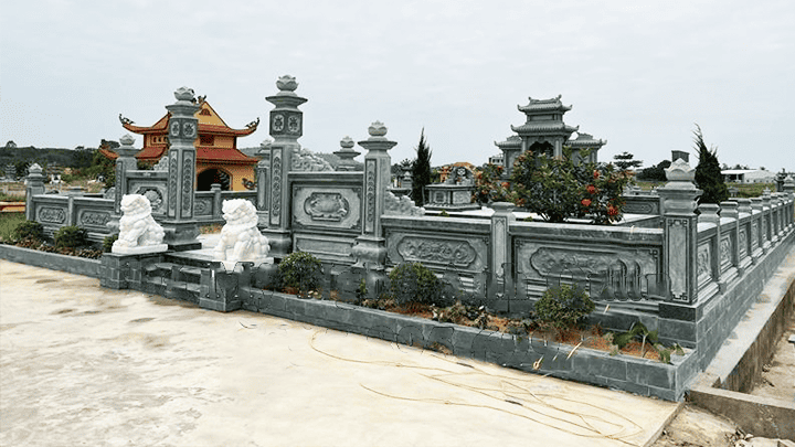 Mẫu Khu Lăng Mộ Gia Tộc - MGT001 | Đẹp, Bề Thế, Trang Nghiêm - Chuẩn phong thủy