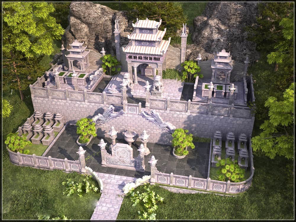 Khu lang mo gia toc dep