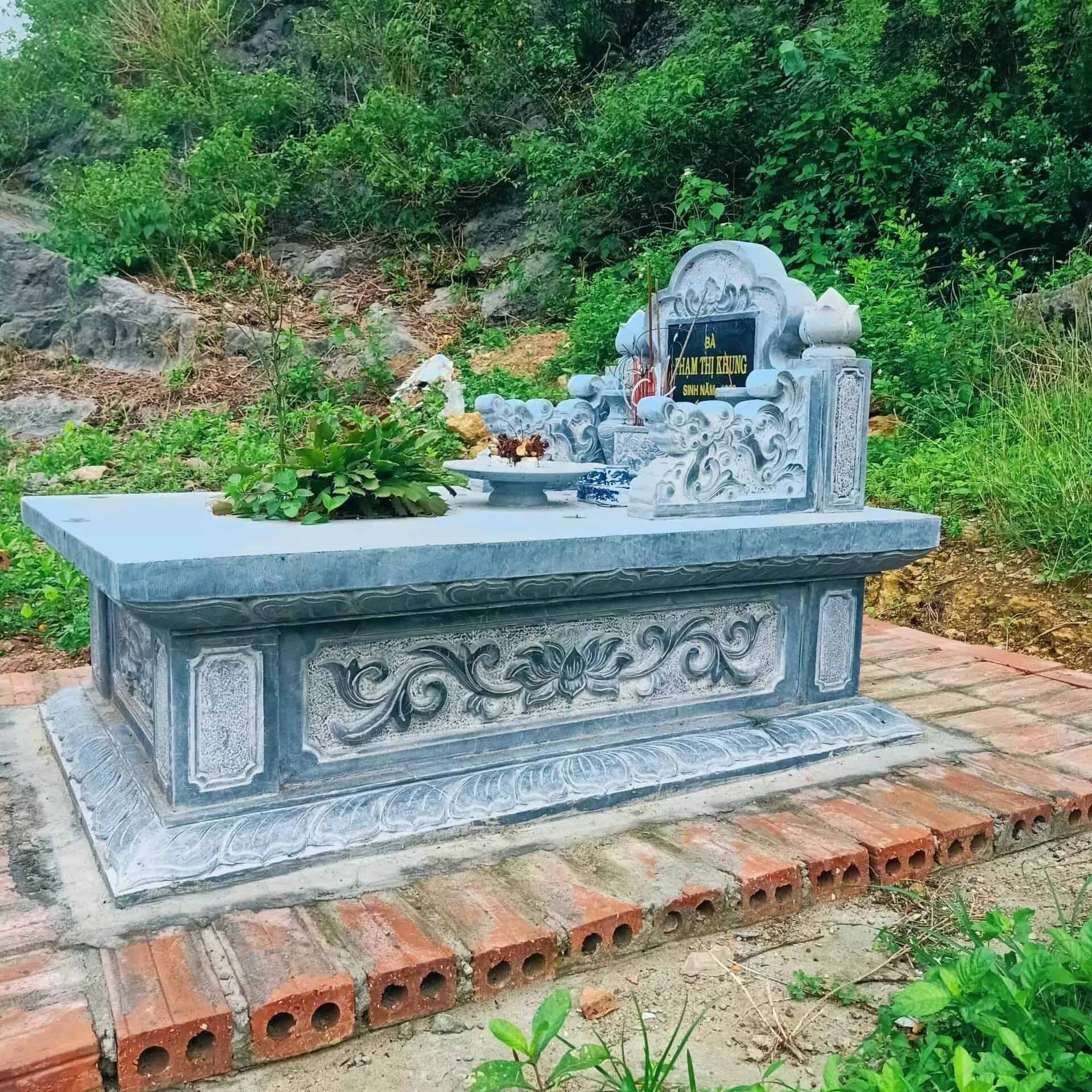 Mẫu Mộ hậu bành đá đẹp MKM008 - Chuẩn phong thủy