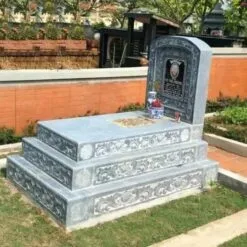 Mẫu mộ tam sơn đơn giản, giá rẻ MKM014 - Chuẩn phong thủy