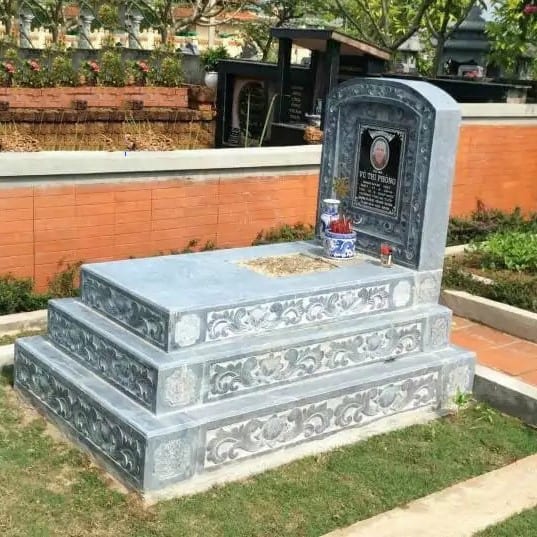 Mẫu mộ tam sơn đơn giản, giá rẻ MKM014 - Chuẩn phong thủy