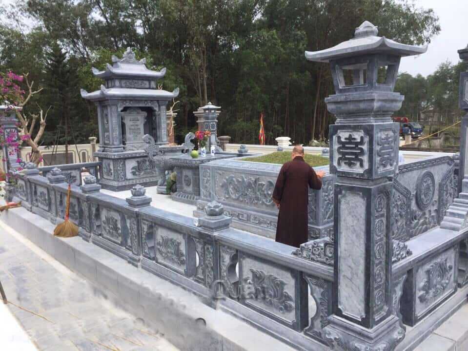 Mẫu Khu Lăng Mộ Gia Đình - KLM009 - Đẹp, trang trọng, chuẩn phong thủy