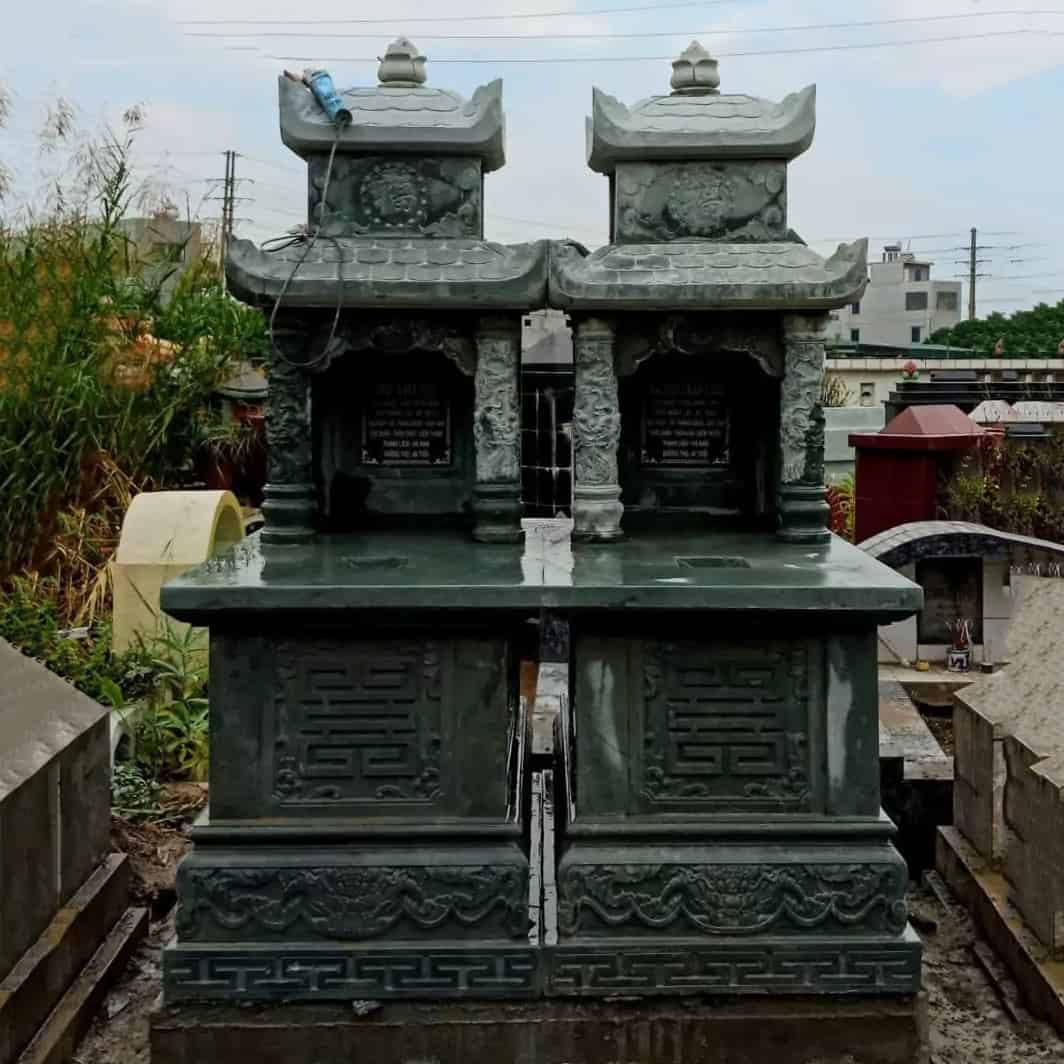 mẪU MỘ ĐÁ ĐÔI 2 MÁI ĐẸP 2 mAU MO DA DOI 2 MAI DEP 2