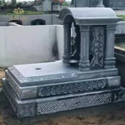 Mẫu mộ tam cấp mái vòm cực đẹp MMM001 - Chuẩn phong thủy