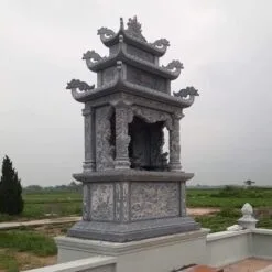 Mẫu Lăng thờ đá đẹp - Chuẩn phong thủy - LTD001