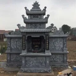 Mẫu Lăng thờ đá đẹp, chuẩn phong thủy - LTD020