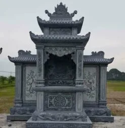Mẫu Lăng thờ đá đẹp, chuẩn phong thủy - LTD021