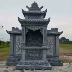 Mẫu Lăng thờ đá đẹp, chuẩn phong thủy - LTD024