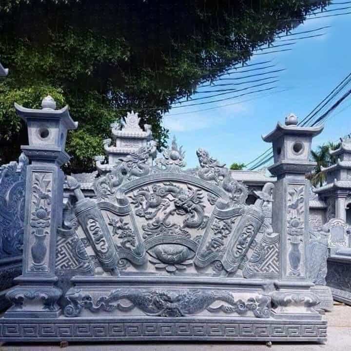 Mẫu Cuốn thư (bình phong - trấn trạch) đá đẹp - CT022