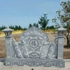 Mẫu Cuốn thư (bình phong - trấn trạch) đá đẹp - CT024