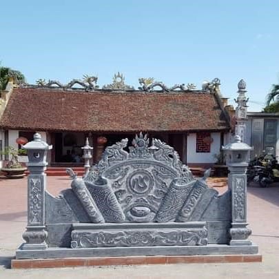 Mẫu Cuốn thư (bình phong - trấn trạch) đá đẹp - CT008