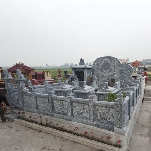 Khu lăng mộ đá đẹp, gần gũi, trang nghiêm,chuẩn phong thủy - KLM16