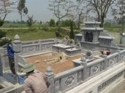 Khu lăng mộ đá mỹ nghệ đẹp, trang nghiêm - KLM21
