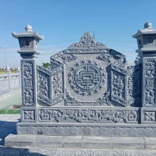 Cuốn thư đá khu lăng mộ