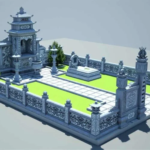 khu lăng mộ đá mỹ nghệ