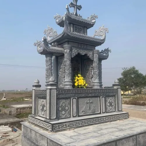 Mộ Đá Công giáo đẹp MCG007
