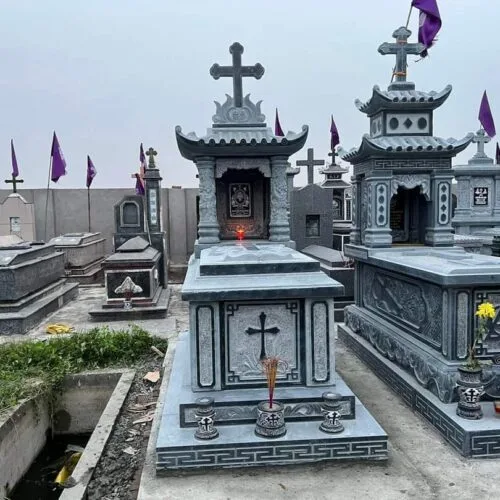 Mộ Đá Công giáo đẹp MCG008
